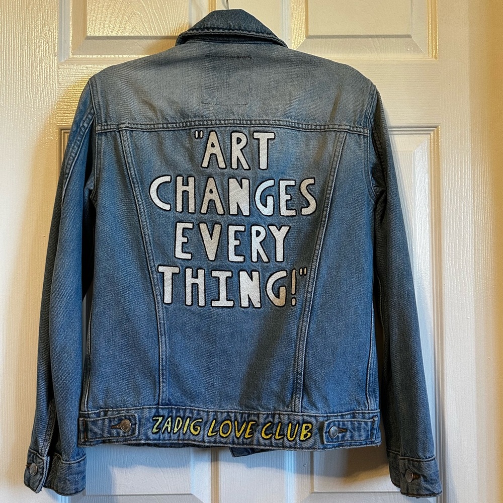 Zadig & Voltaire women’s denim jacket size XS